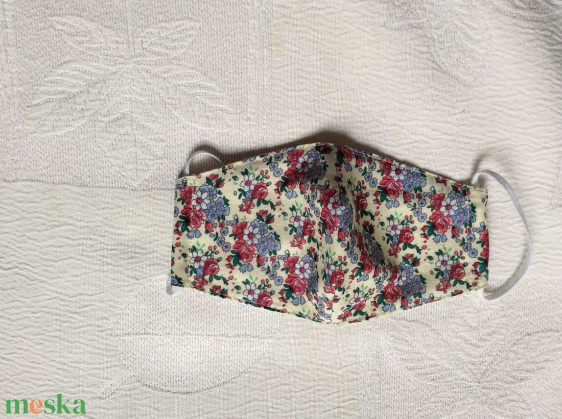 Bézs, virágos, textil maszk - női - női - Meska.hu Bézs, virágos, textil maszk - női - női - Meska.hu
