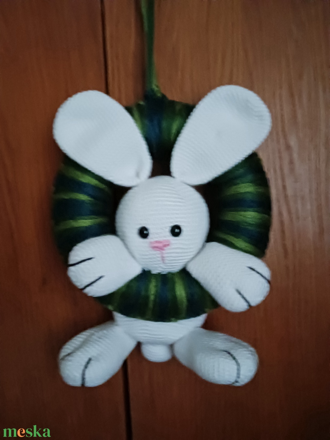 Nyuszi ajtódisz - játék & sport - plüssállat & játékfigura - más figura - Meska.hu