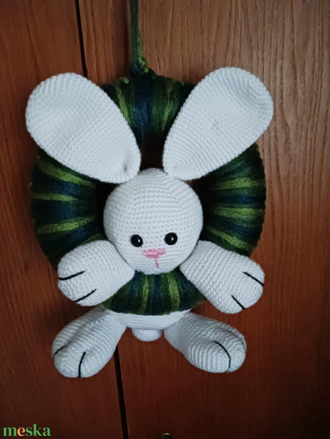 Nyuszi ajtódisz - játék & sport - plüssállat & játékfigura - más figura - Meska.hu