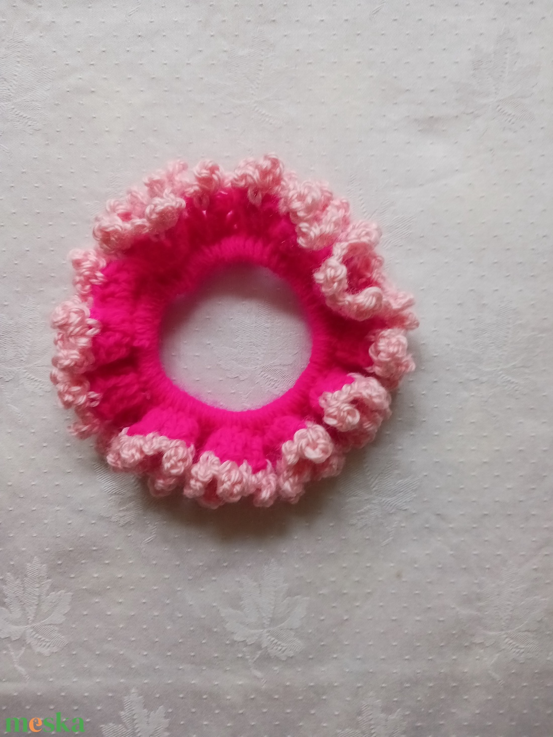 Pink /rozsaszin horgolt , hajgumi - esküvő - hajdísz - hajpánt - Meska.hu Pink /rozsaszin horgolt , hajgumi - esküvő - hajdísz - hajpánt - Meska.hu
