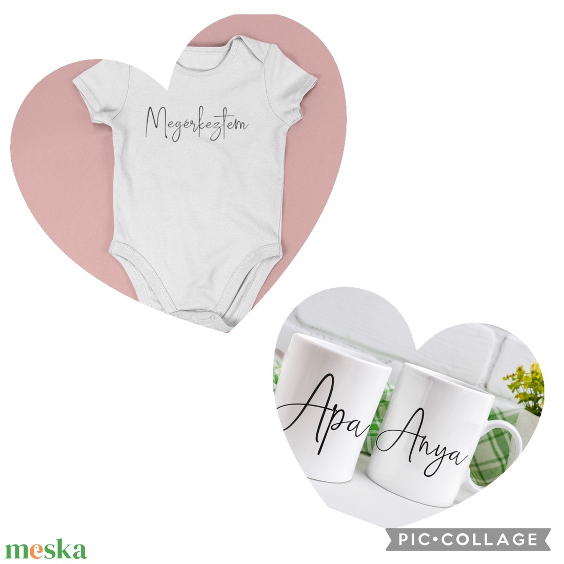 Anya+Apa bögre + baba body szett akciós termékkép 1