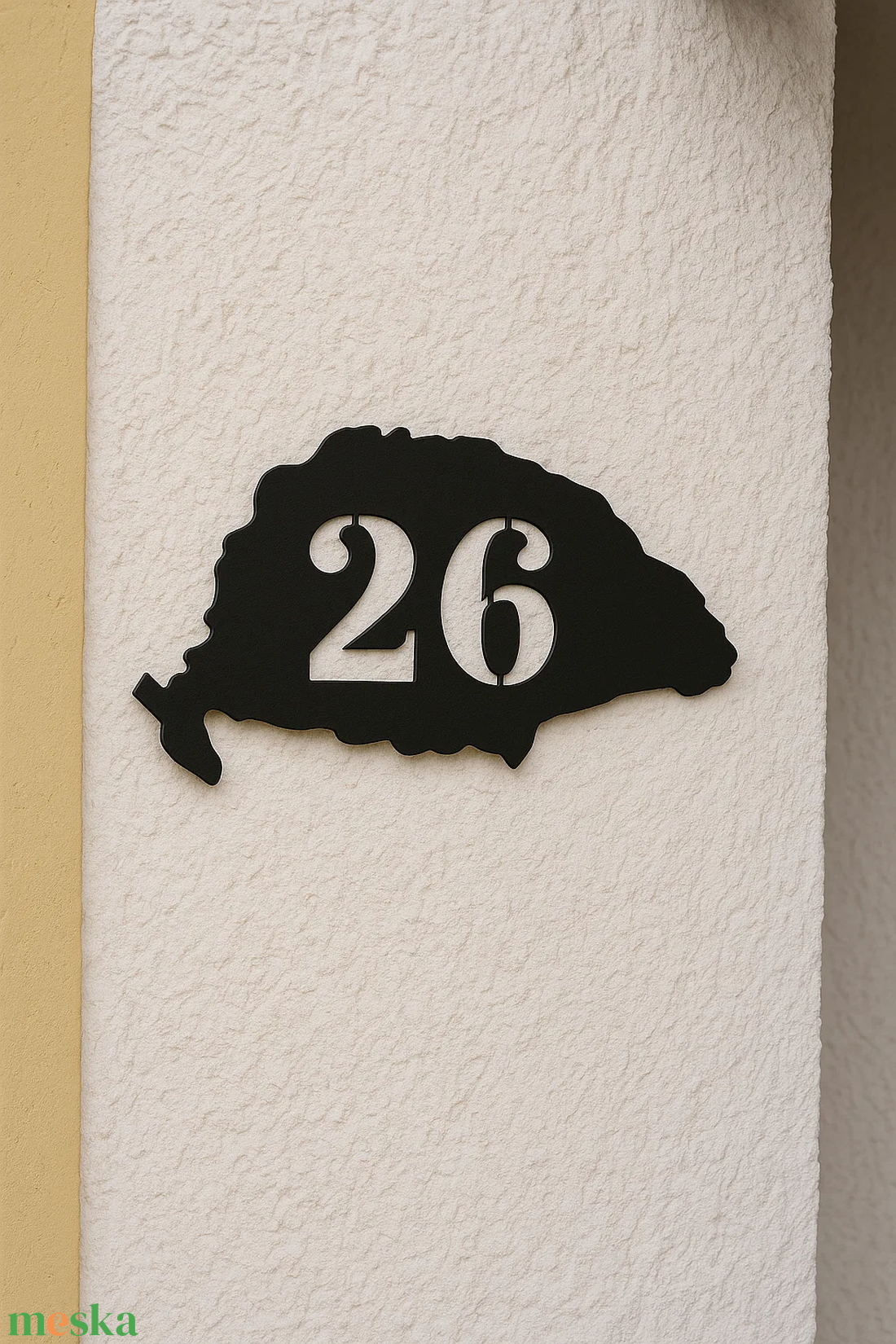 Nagy Magyarország házszámtábla  3D nyomtatott, időjárásálló ASA. - otthon & életmód - ház & kert - házszám - Meska.hu
