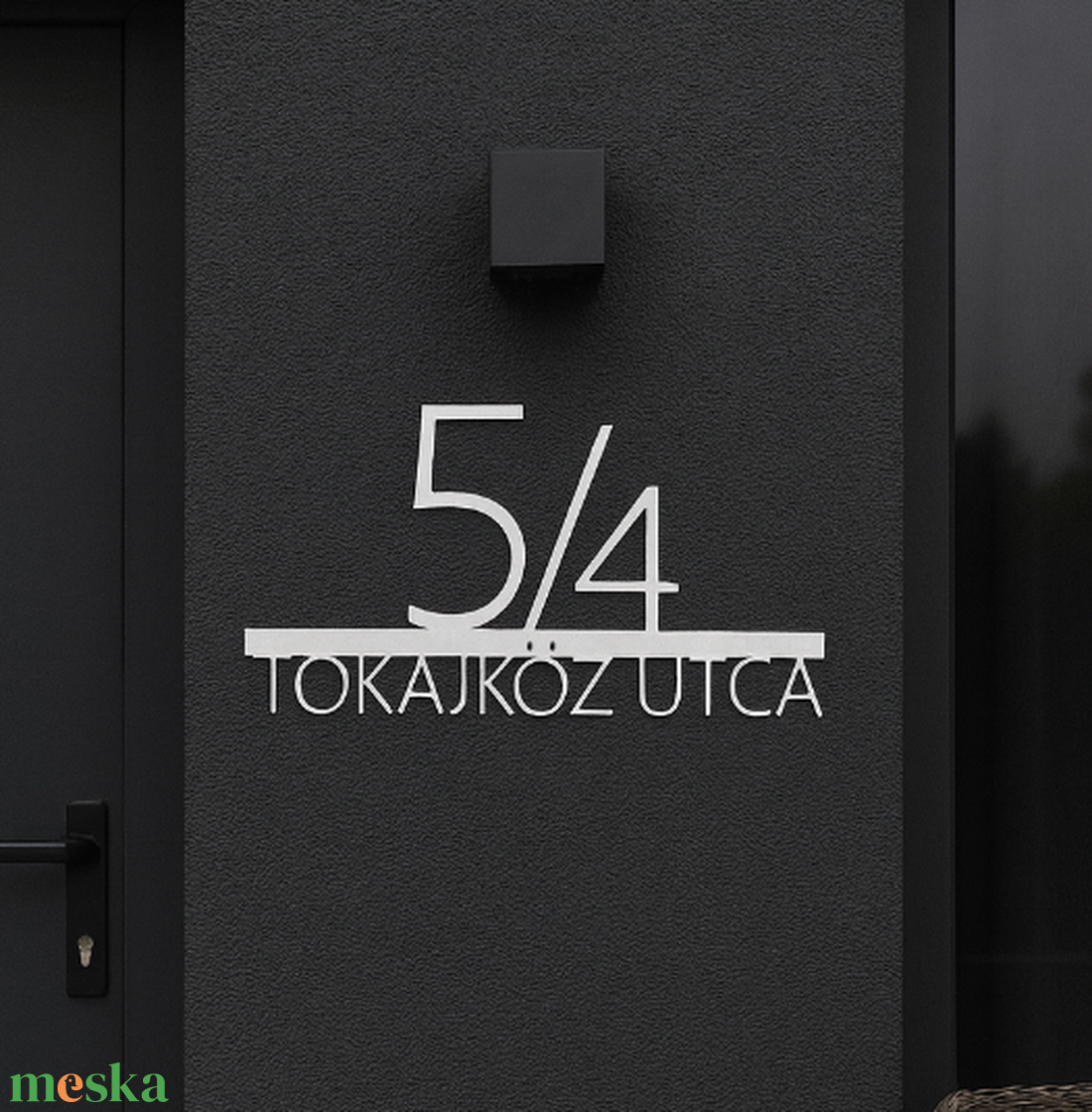 Egyedi házszámtábla  3D nyomtatott, időjárásálló ASA. - otthon & életmód - ház & kert - házszám - Meska.hu