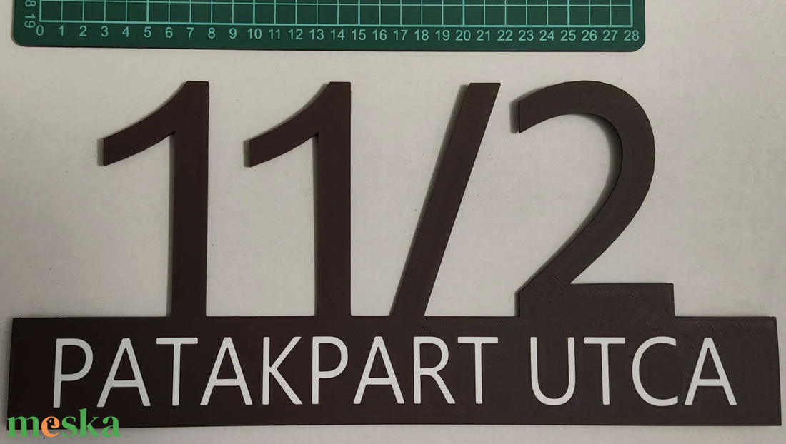 Egyedi házszámtábla - otthon & életmód - ház & kert - házszám - Meska.hu