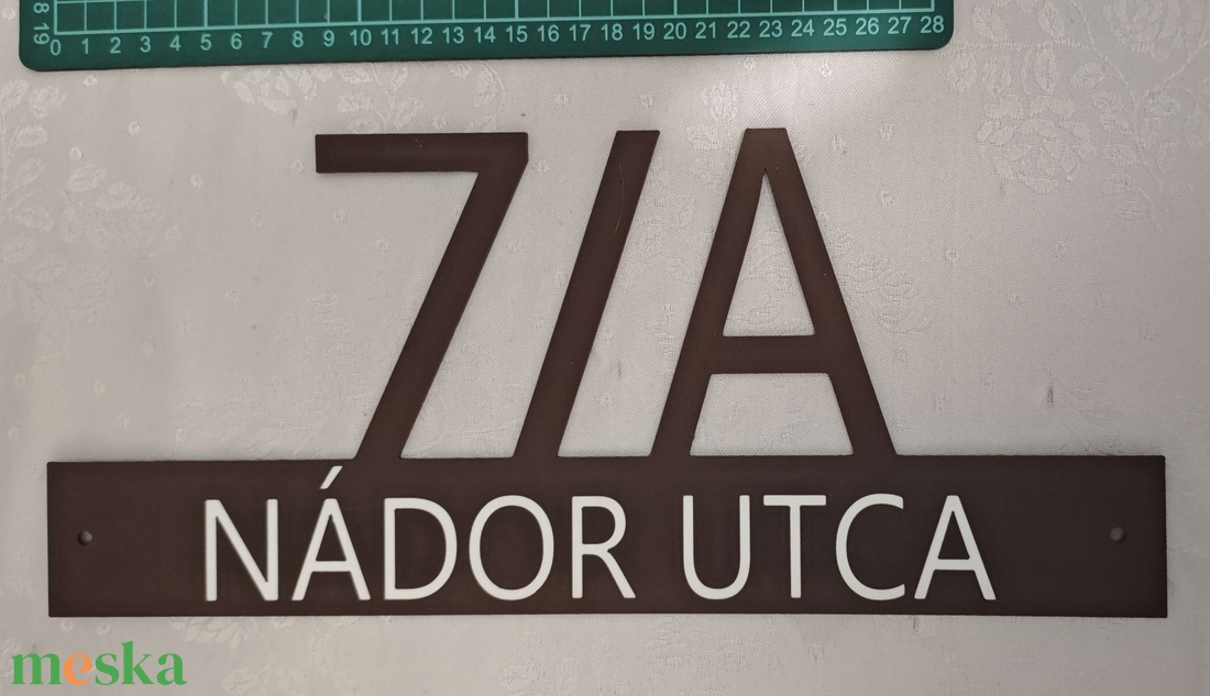 Egyedi házszámtábla - otthon & életmód - ház & kert - házszám - Meska.hu
