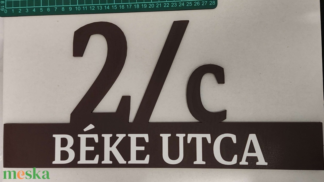 Egyedi házszámtábla - otthon & életmód - ház & kert - házszám - Meska.hu