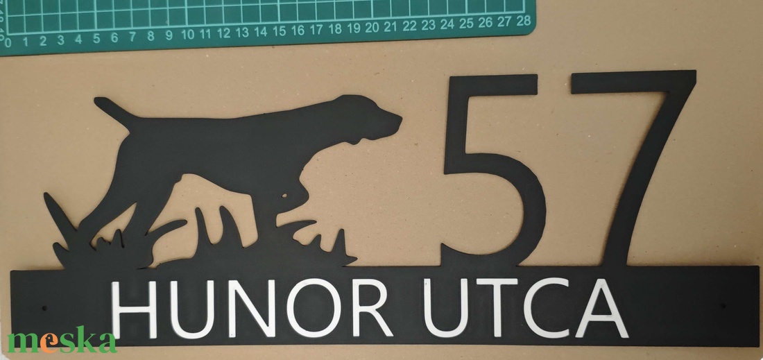 Egyedi vizsla házszámtábla vizslás - otthon & életmód - ház & kert - házszám - Meska.hu