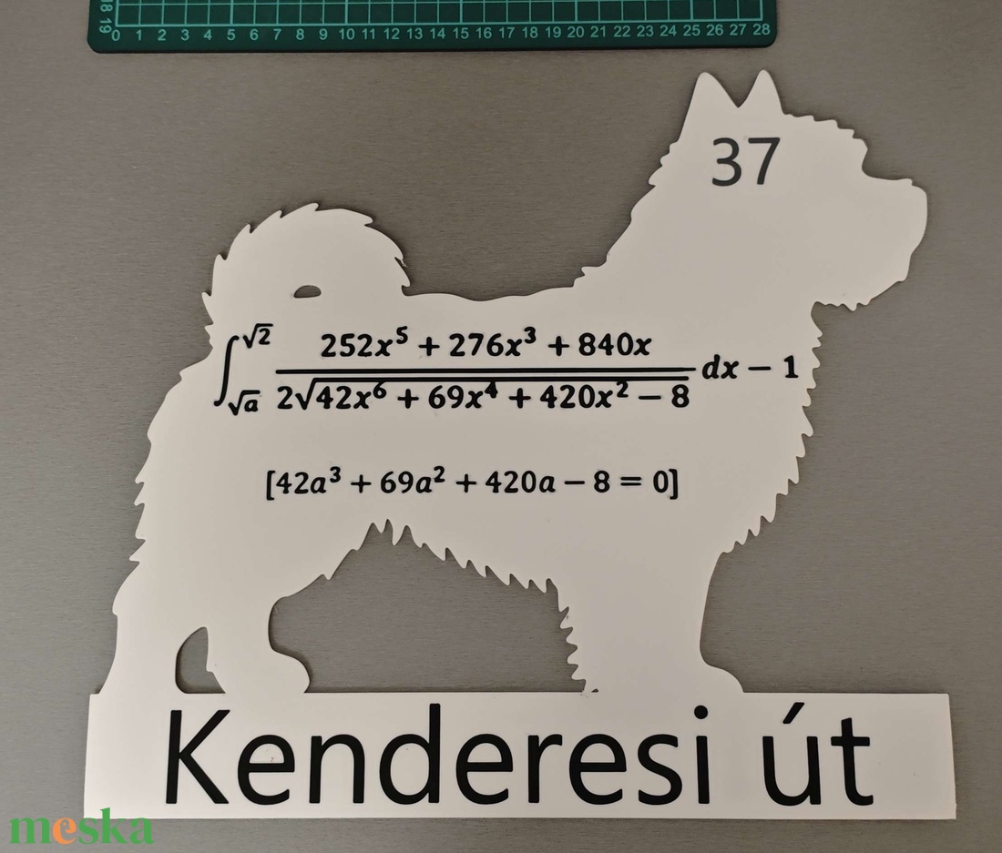 TELJESEN EGYEDI házszámtábla  3D nyomtatott, időjárásálló ASA. - otthon & életmód - ház & kert - házszám - Meska.hu