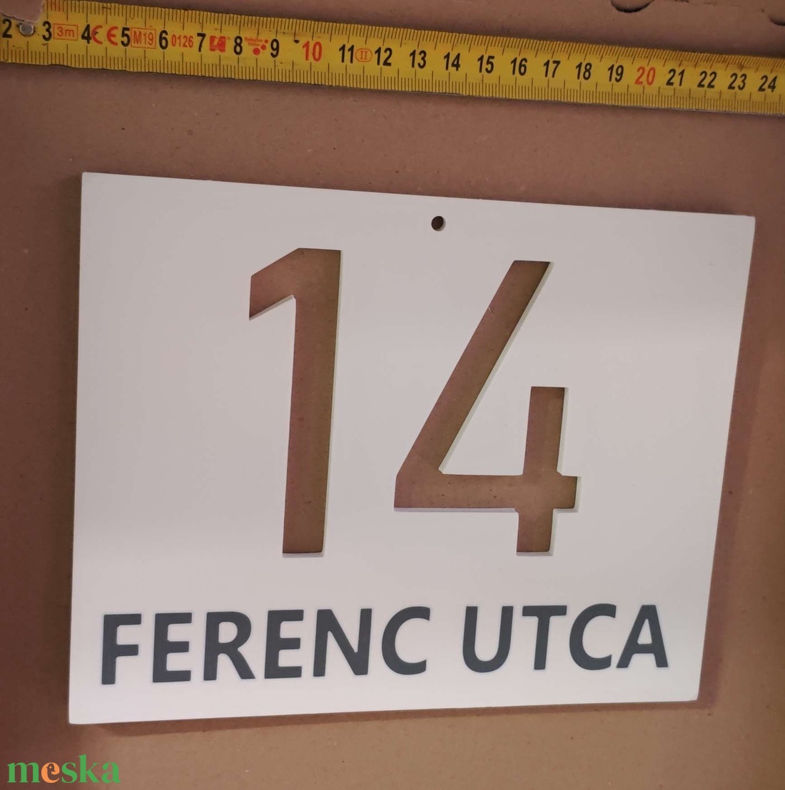 TELJESEN EGYEDI házszámtábla  3D nyomtatott, időjárásálló ASA. - otthon & életmód - ház & kert - házszám - Meska.hu