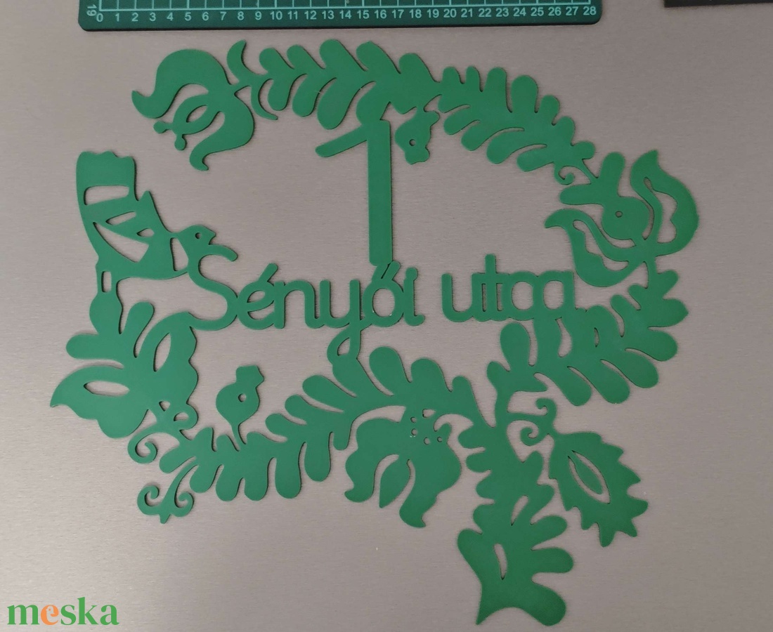 Magyar népmese ihlette egyedi házszámtábla � 3D nyomtatott, időjárásálló ASA. - otthon & életmód - ház & kert - házszám - Meska.hu