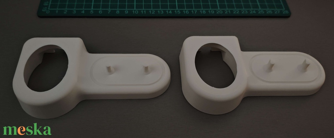 Oral-B fogkefe tartó 2 fejtartóval - elektromos fogkefe állvány, fürdőszoba kiegészítő - otthon & életmód - fürdőszoba - fürdőszobai tároló - Meska.hu