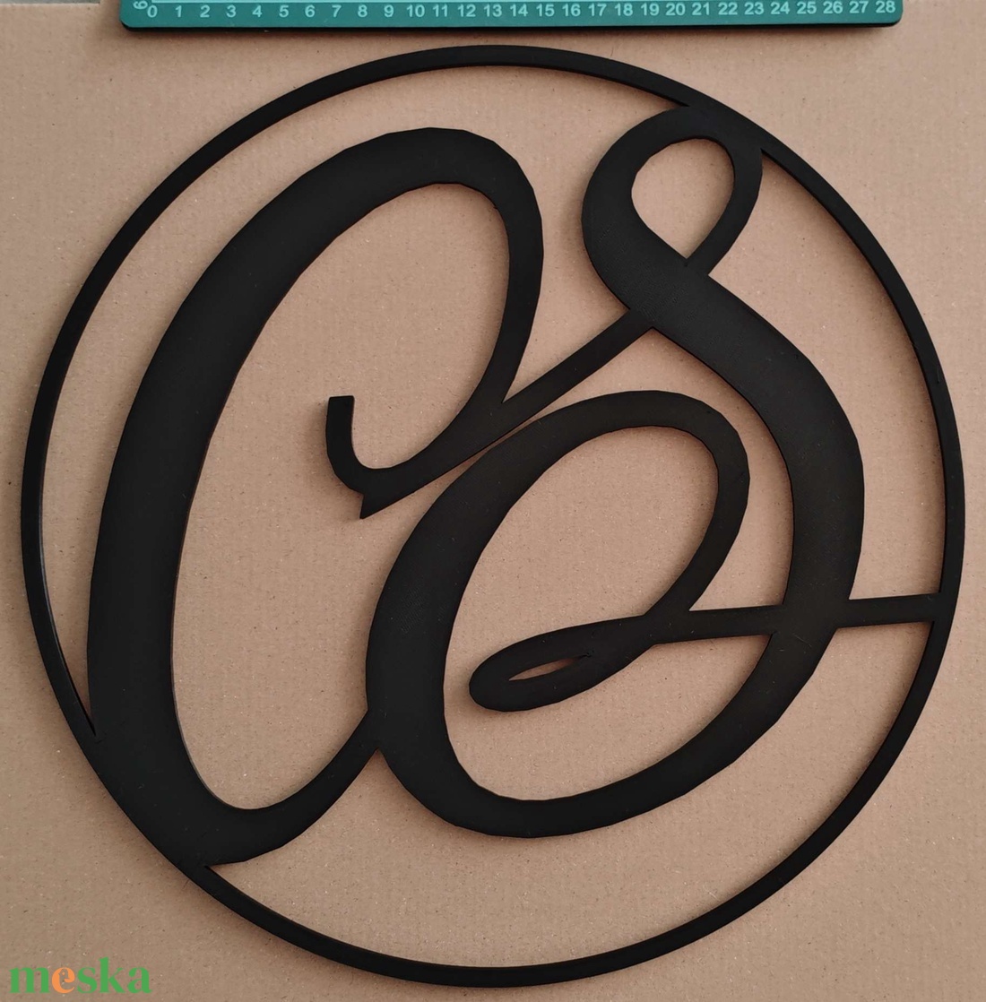 Egyedi betű, monogram, kezdőbetű dekoráció - személyre szabható betűdísz esküvőre, ajándékba - esküvő - dekoráció - helyszíni dekor - Meska.hu