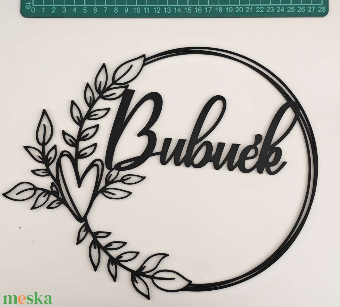 Esküvői falidísz egyedi névvel - személyre szabható esküvői dekoráció, névtábla falra - esküvő - dekoráció - helyszíni dekor - Meska.hu