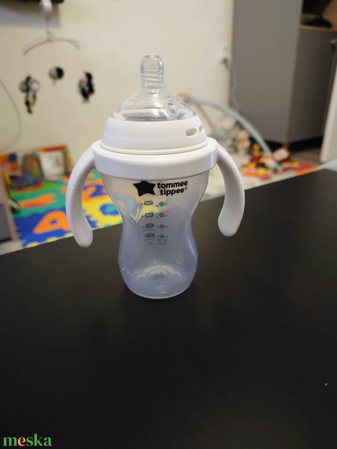 3D nyomtatott pohárfogó fül Tommee Tippee babapohárhoz � PLA kiegészítő, egyedi színnel és felirattal, 1+1 ajándék - baba - mama - babalátogató ajándékcsomag - Meska.hu