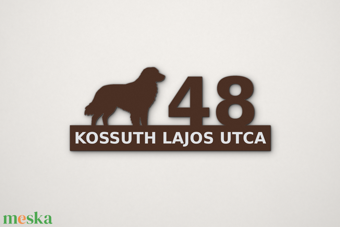 Egyedi kuvasz házszámtábla kuvaszos - otthon & életmód - ház & kert - házszám - Meska.hu