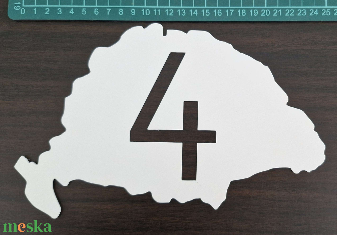 Nagy Magyarország házszámtábla � 3D nyomtatott, időjárásálló ASA. - otthon & életmód - ház & kert - házszám - Meska.hu