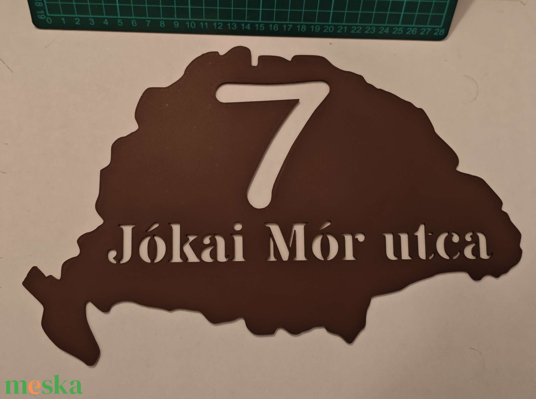 Nagy Magyarország házszámtábla � 3D nyomtatott, időjárásálló ASA. - otthon & életmód - ház & kert - házszám - Meska.hu