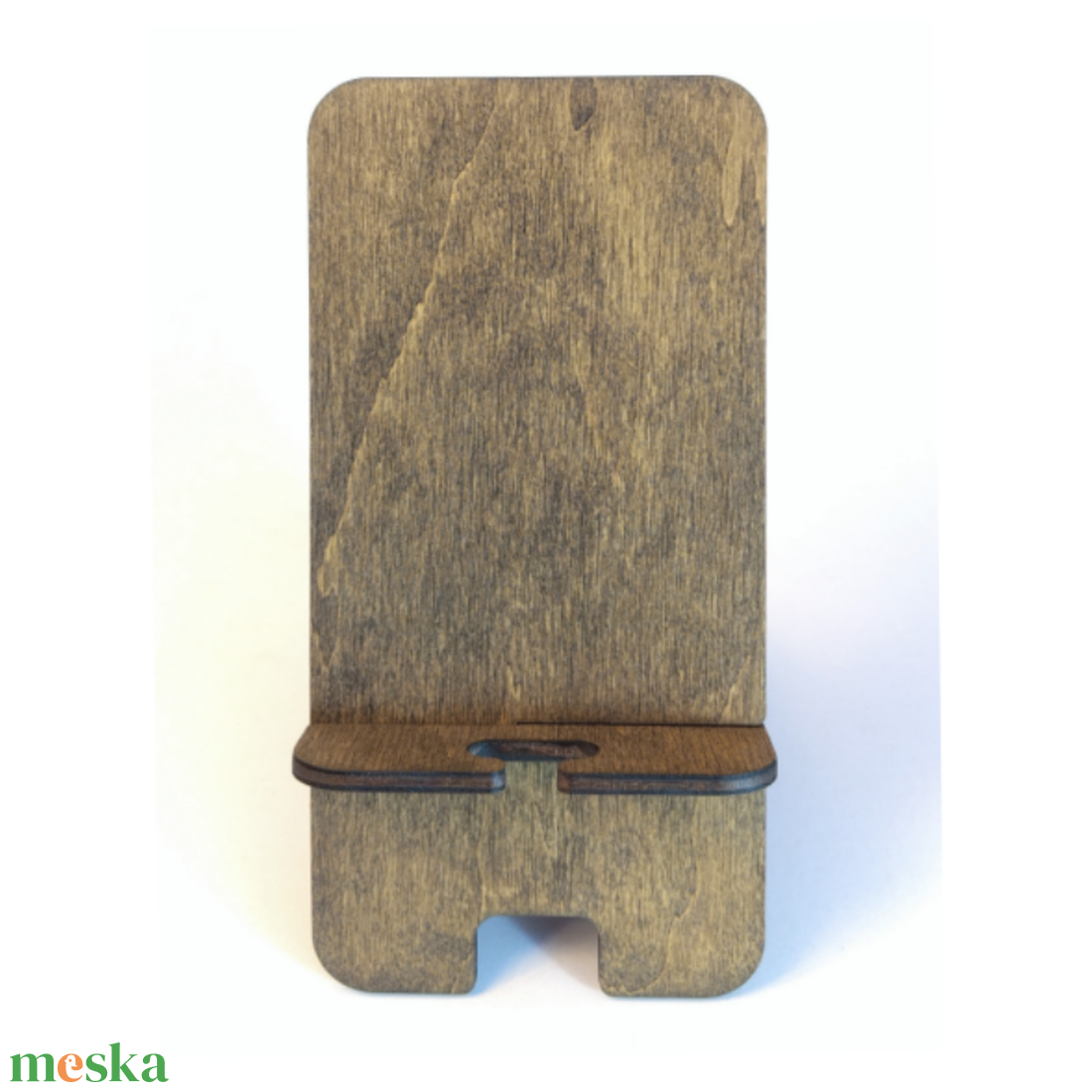 Asztali telefontartó - paliszander színben - otthon & életmód - tárolás & rendszerezés - íróasztali tároló - Meska.hu