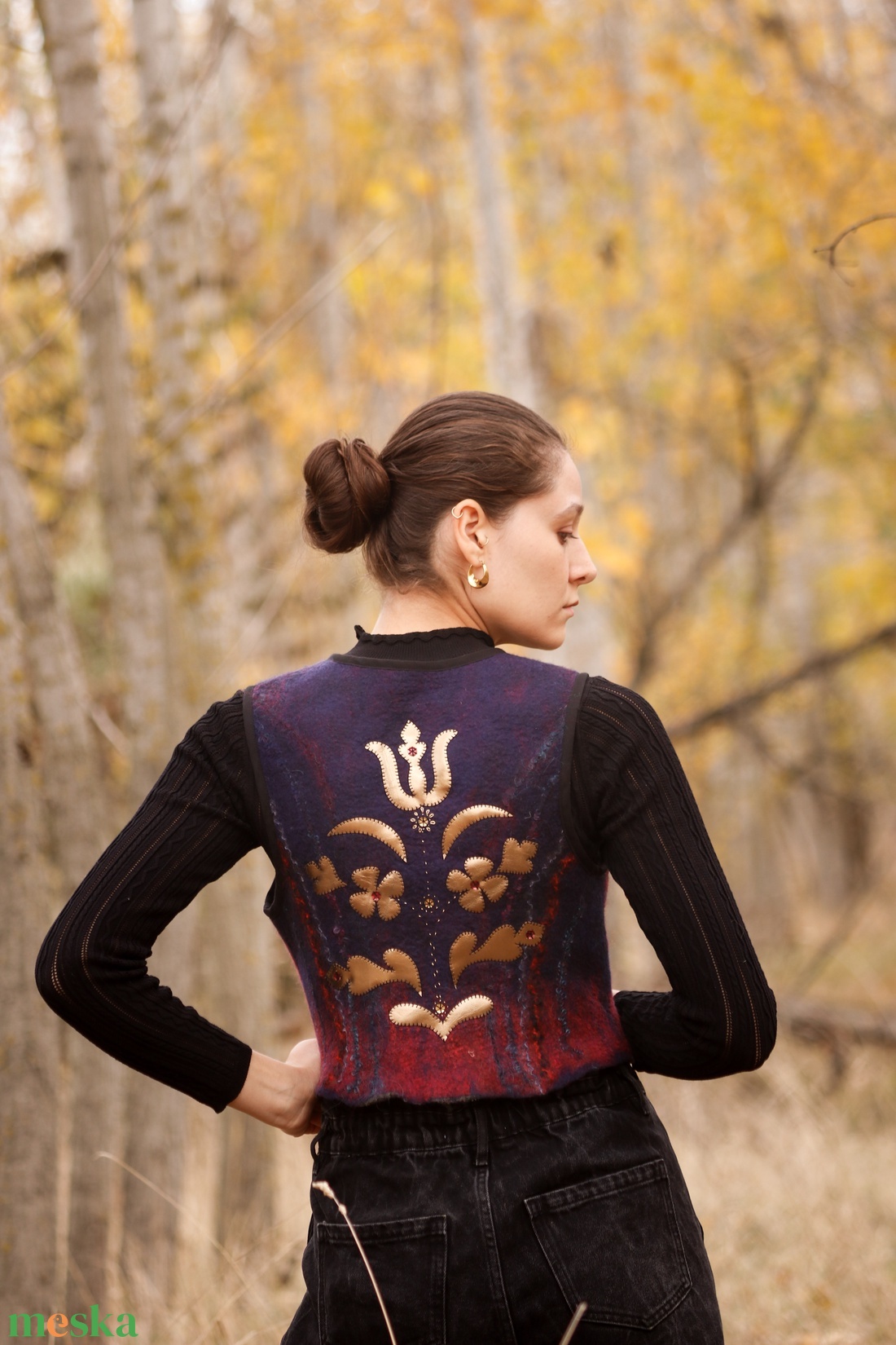 Aranytulipán  - ruha & divat - női ruha - mellény - Meska.hu