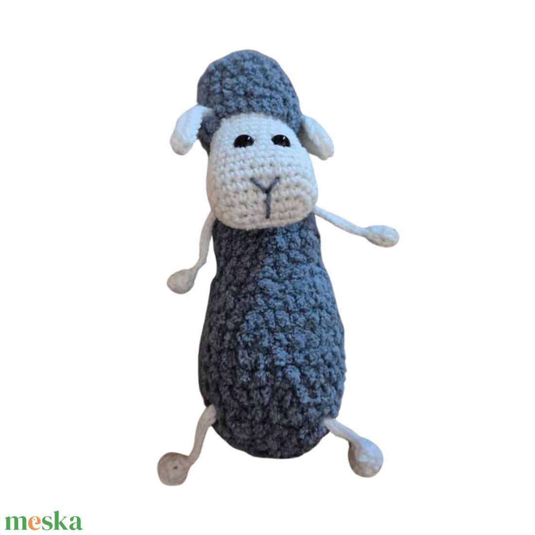 Bari - Horgolt bárány kulcstartó - játék & sport - plüssállat & játékfigura - plüss bárány - Meska.hu