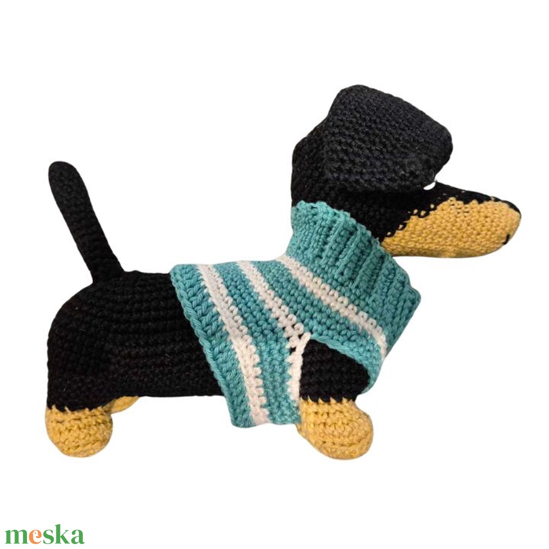 Tacskó pulóverben (2 színű) - játék & sport - plüssállat & játékfigura - kutya - Meska.hu