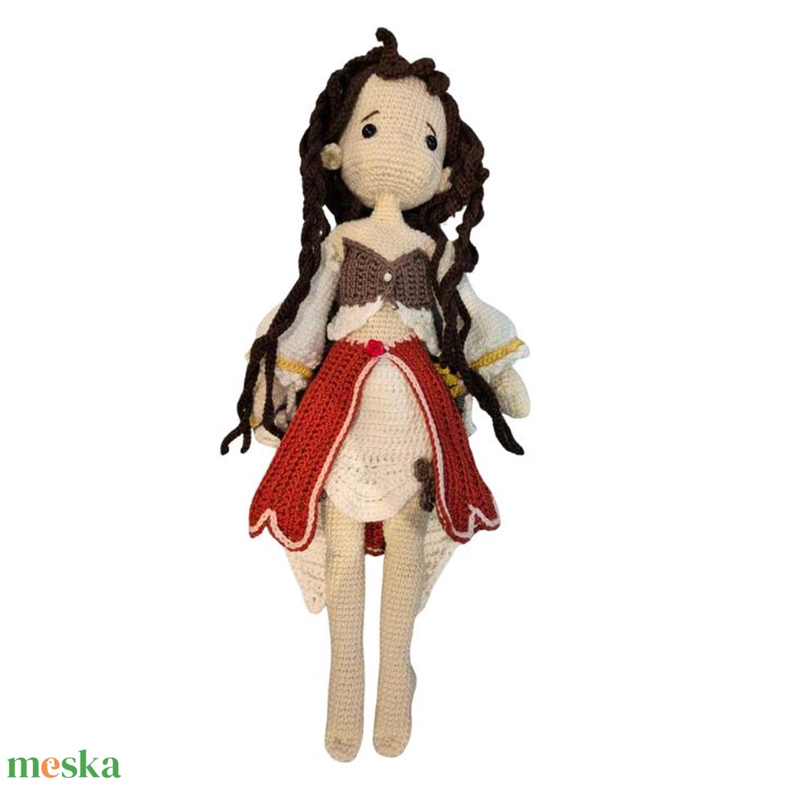 Panka baba - horgolt öltöztethető játék - játék & sport - baba & babaház - baba - Meska.hu
