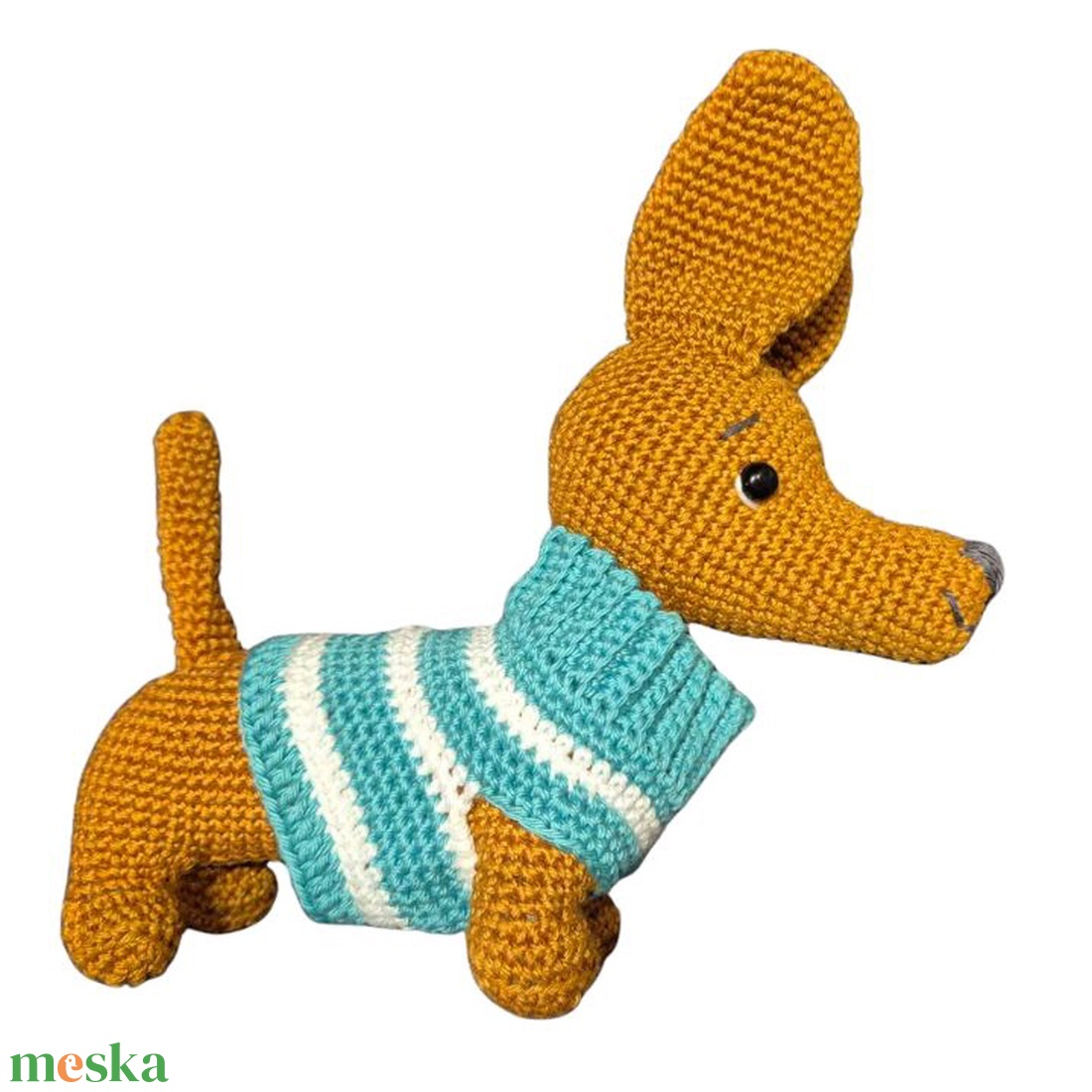 Tacskó pulóverben - játék & sport - plüssállat & játékfigura - kutya - Meska.hu