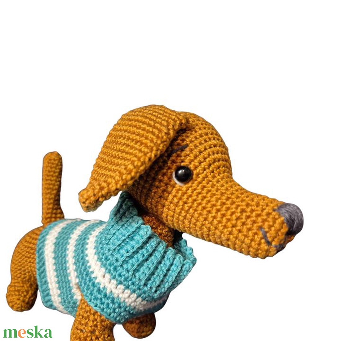 Tacskó pulóverben - játék & sport - plüssállat & játékfigura - kutya - Meska.hu