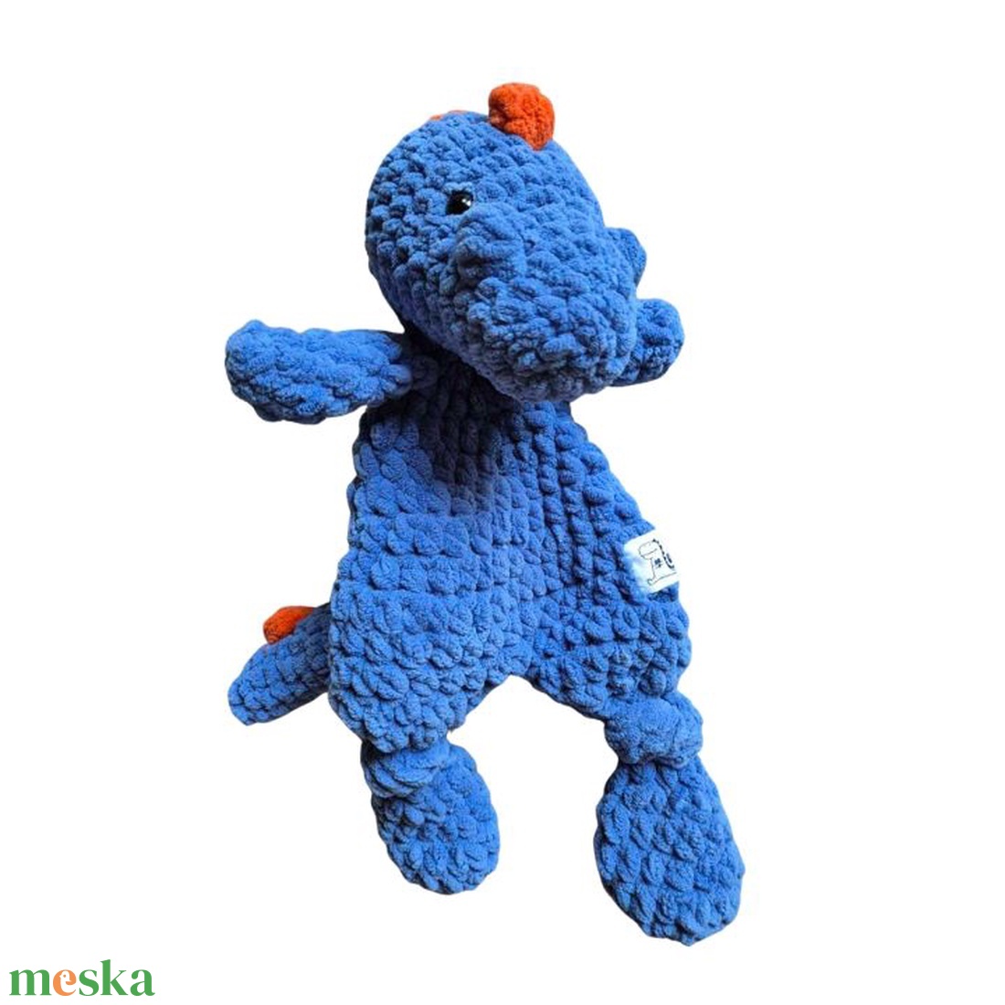 Plüss horgolt dinó alvótárs - játék & sport - plüssállat & játékfigura - plüss dínók - Meska.hu
