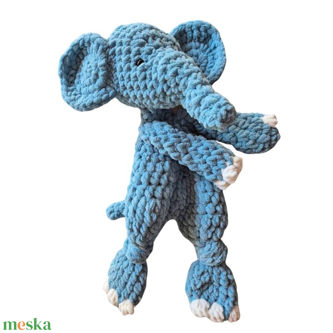 Elefánt - Plüss horgolt kicsi elefánt alvótárs - játék & sport - plüssállat & játékfigura - elefánt - Meska.hu