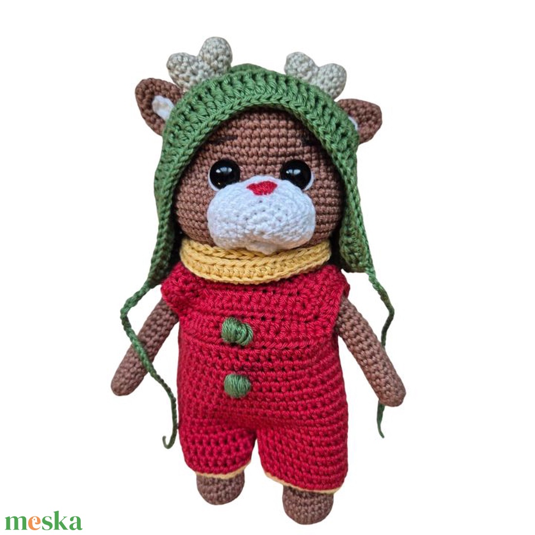 Szarvasbébi - öltöztethető, horgolt játék -  - Meska.hu