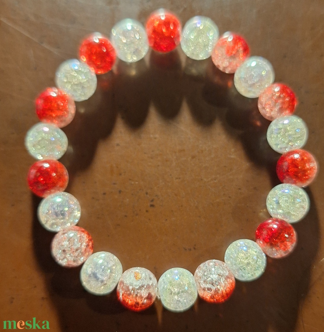 Ásványgyöngy karkötő - ékszer - karkötő - ásványkarkötő - Meska.hu