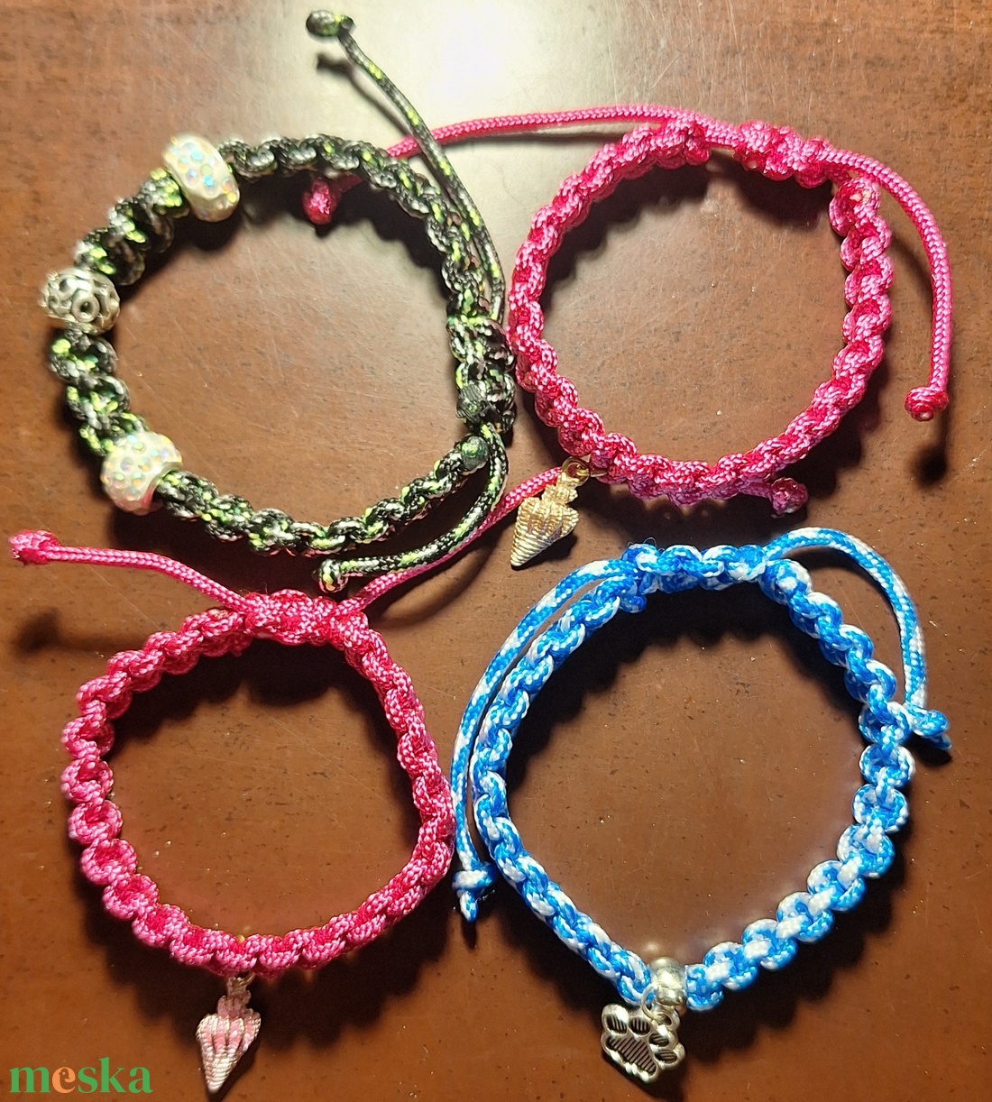 Karkötő - ékszer - karkötő - fonott karkötő - Meska.hu