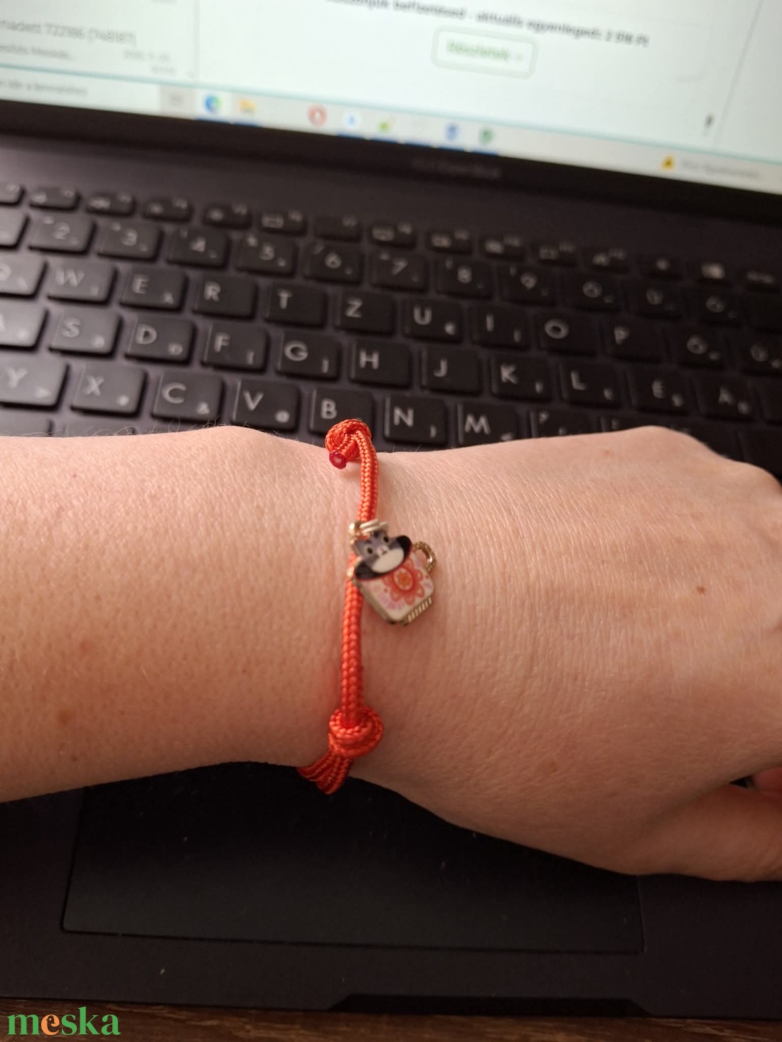 Kabbala neves karkötő - rendelésre - ékszer - karkötő - névre szóló karkötő - Meska.hu