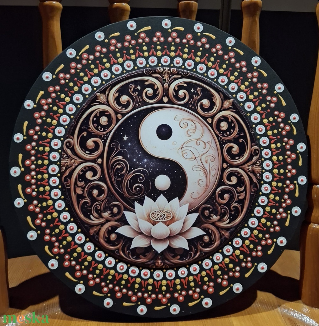 Jin-Jan - Mandala falikép - otthon & életmód - dekoráció - kép & falikép - vászonkép - Meska.hu