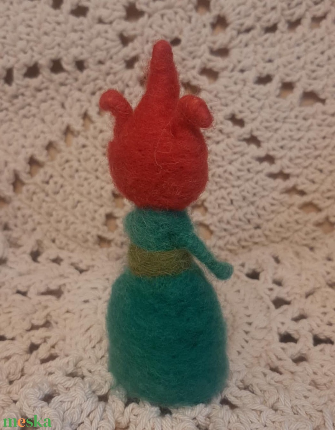 Tulipános manó lányka - otthon & életmód - dekoráció - manók - Meska.hu