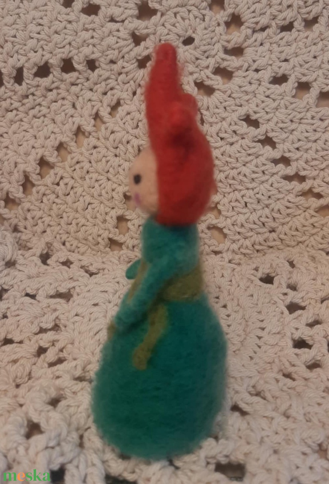 Tulipános manó lányka - otthon & életmód - dekoráció - manók - Meska.hu