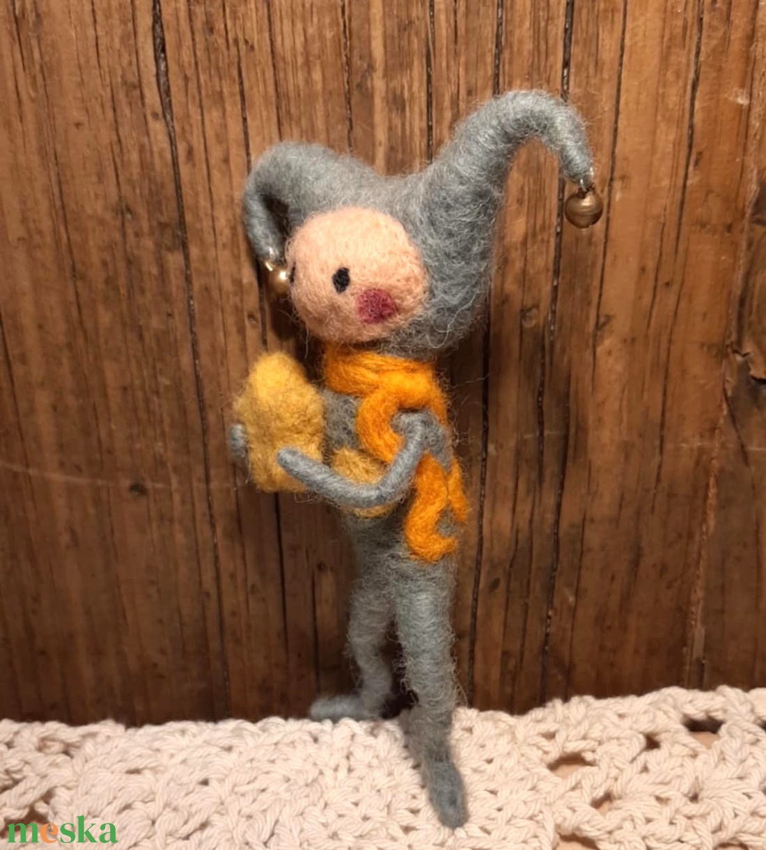 Csörgősipkás csillagmanó - otthon & életmód - dekoráció - manók - Meska.hu