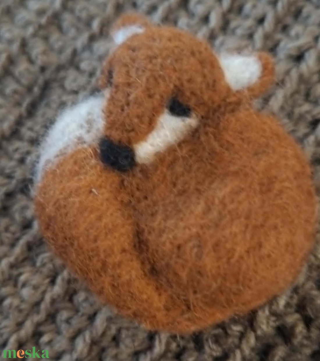 Róka kitűző - ékszer - kitűző és bross - Meska.hu