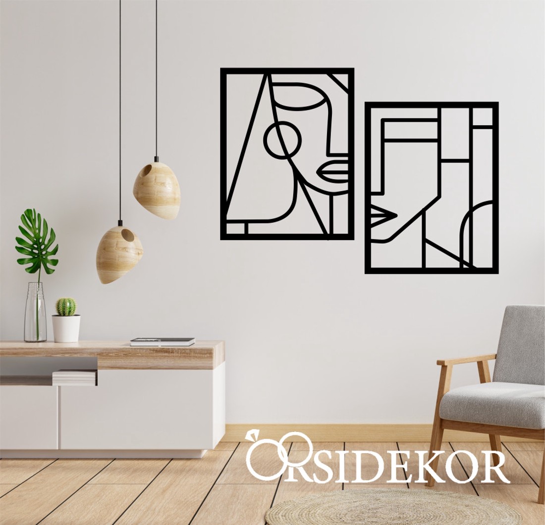 2 részes geometrikus arcok falikép fából - otthon & életmód - dekoráció - fali és függő dekoráció - falra akasztható dekor - Meska.hu 2 részes geometrikus arcok falikép fából - otthon & életmód - dekoráció - fali és függő dekoráció - falra akasztható dekor - Meska.hu
