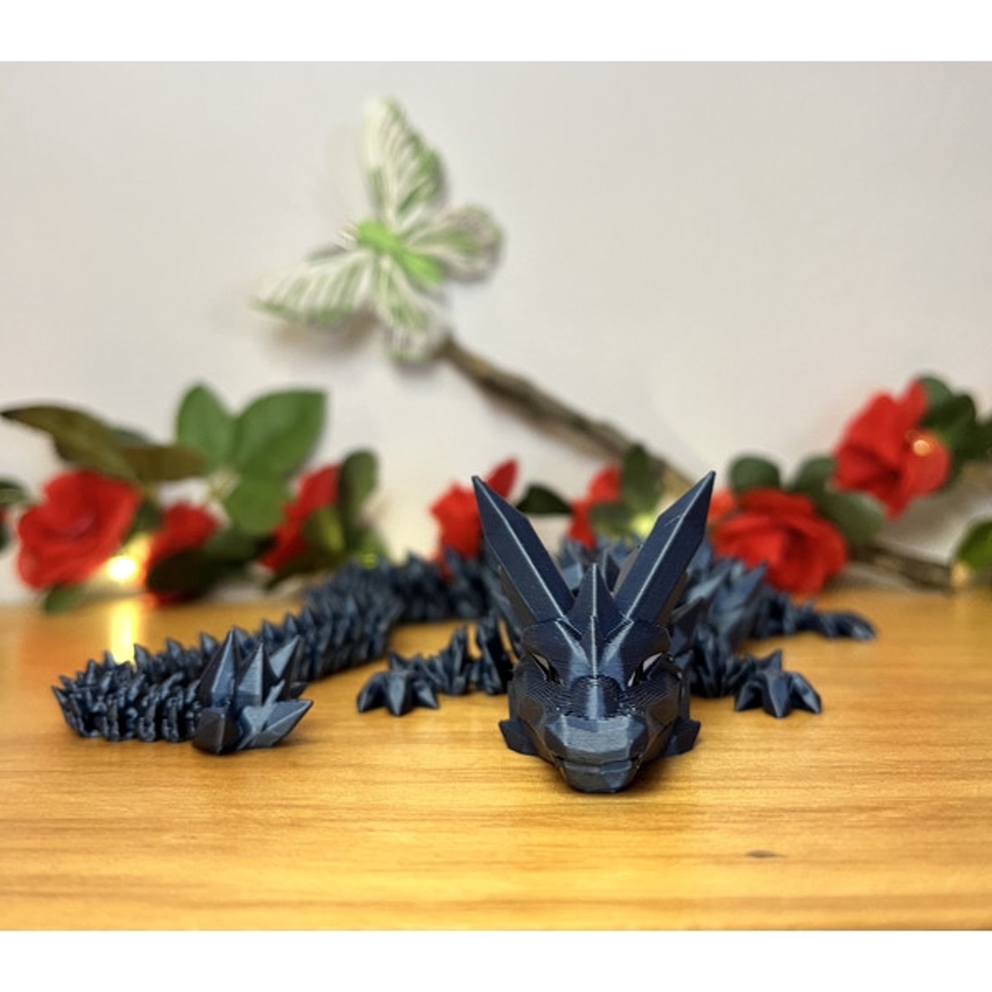 3d nyomtatott kristály sárkány - játék & sport - plüssállat & játékfigura - más figura - Meska.hu