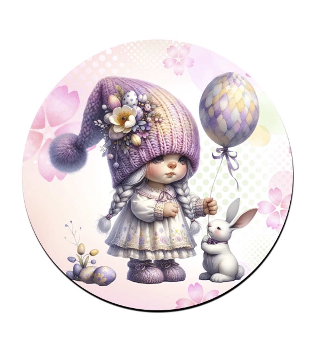 3 db cuki húsvéti manólány kör alakú alátét szett (#25) -  - Meska.hu