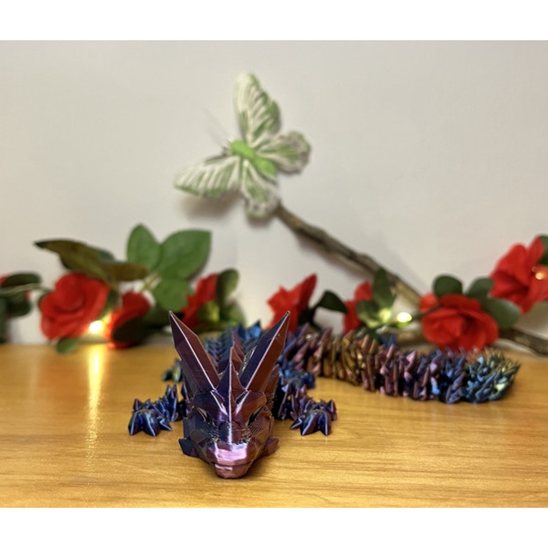 3d nyomtatott kristály sárkány - játék & sport - plüssállat & játékfigura - más figura - Meska.hu