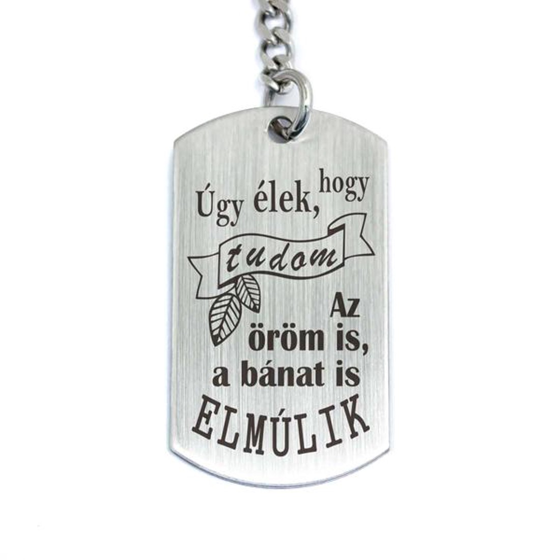 Úgy élek hogy tudom acél medálos kulcstartó - táska & tok - kulcstartó & táskadísz - kulcstartó - Meska.hu Úgy élek hogy tudom acél medálos kulcstartó - táska & tok - kulcstartó & táskadísz - kulcstartó - Meska.hu