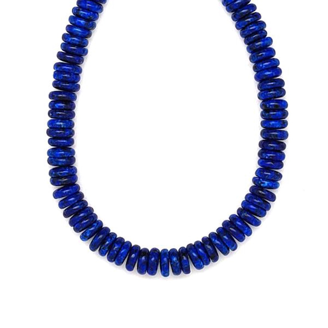 Lapis lazuli szinezett korong 6,5x2mm  ékszerkészítő alapanyag (füzér) - kellékek & szerszámok - ásvány alapanyag - ásványfüzér - Meska.hu