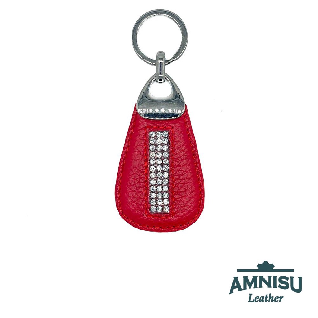 Piros csepp alakú swarovski köves kulcstartó H5017 - táska & tok - kulcstartó & táskadísz - kulcstartó - Meska.hu