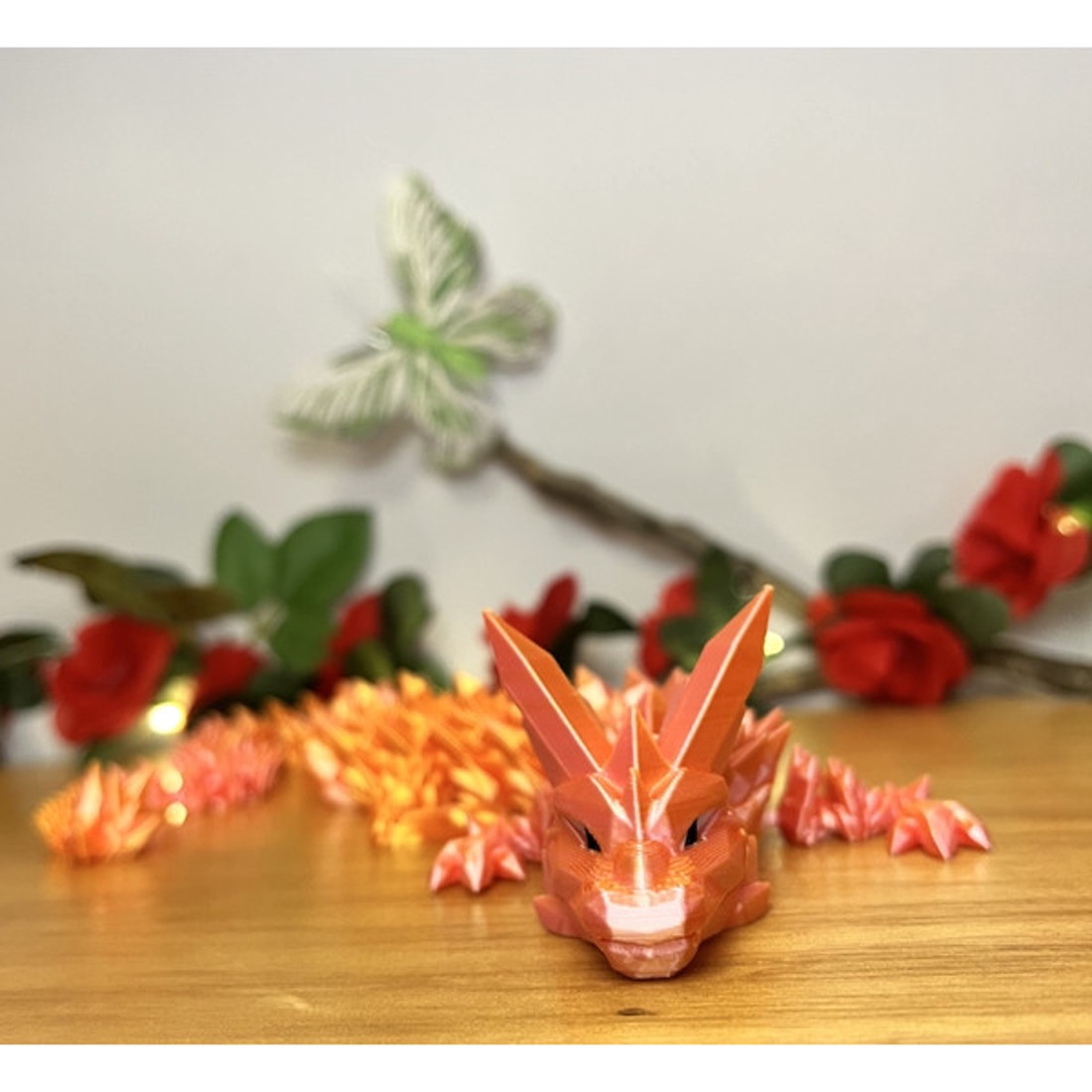 3d nyomtatott kristály sárkány - játék & sport - plüssállat & játékfigura - más figura - Meska.hu