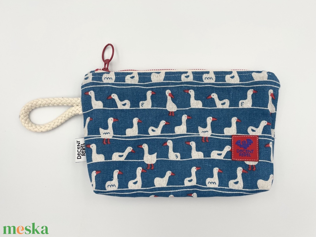 Libás pipere táska, zsinór füllel - táska & tok - neszesszer - Meska.hu