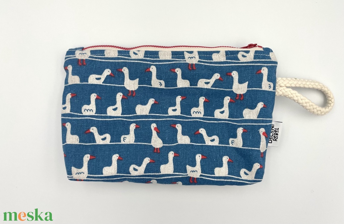 Libás pipere táska, zsinór füllel - táska & tok - neszesszer - Meska.hu