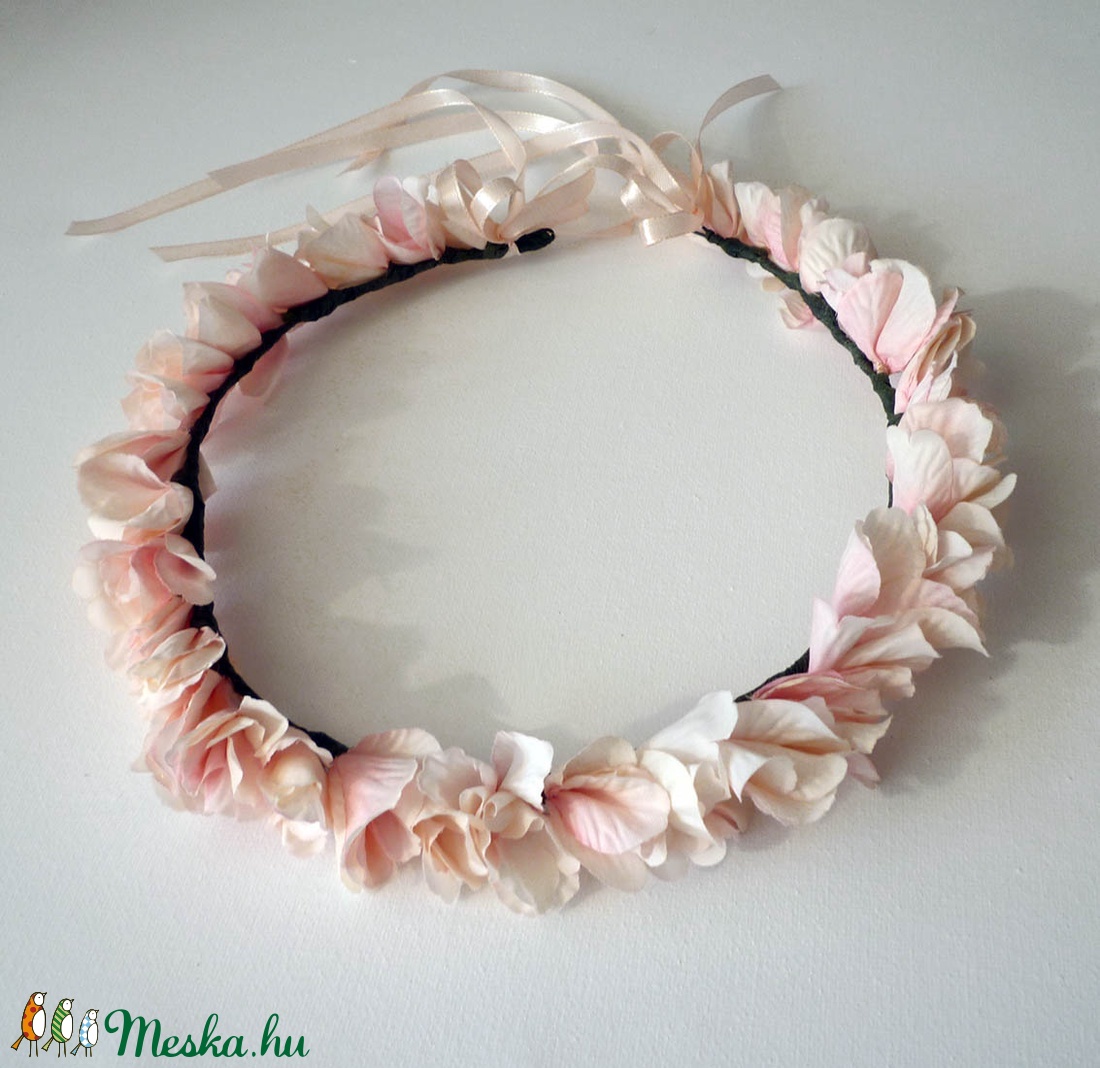 Koszorúslány koszorú fejdísz -  - Meska.hu